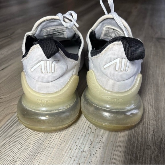 Nike Air Max 270 Low White And Black Womens Size 9 - Picture 6 of 10